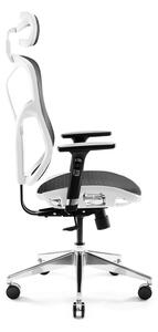 Ergonomická židle DIABLO V-BASIC: bílo-černá Diablochairs NN-U9FW-O8QY