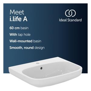 Ideal Standard T470501 - Závěsné umyvadlo I.LIFE A 60x48 cm keramika/bílá