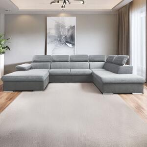 Sedací souprava COOL II | 191x343x220 cm | rozkládací + 2x úlož. prostor | LEVÁ | světle šedá 18/14