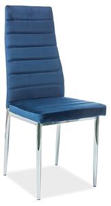 SIGNAL SIG Jídelní židle H261 velvet modrá