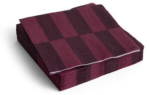Papírové ubrousky Pattern Coctail Bordeaux/Wine – set 20 ks