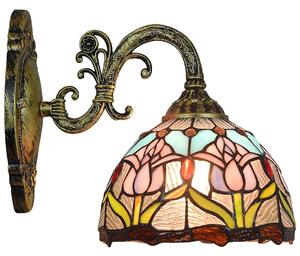Brilagi - Tiffany vitrážová nástěnná lampa LORAS 1xE27/40W/230V