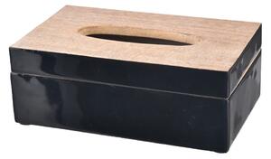 InDecor Box na papírové kapesníky mango/smalt, 25 x 15 x 9,5 cm
