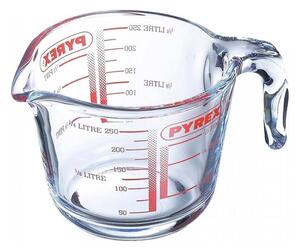 Skleněná odměrka PYREX 0,25 l