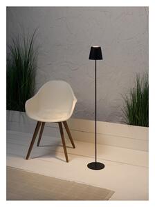 LIVARNO home Aku stojací LED lampa s USB a dotykovým stmívačem (černá) (100373726001)