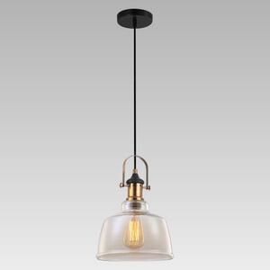 PREZENT 46304 FAMOSA závěsné svítidlo 1xE27 / 40W, antická mosaz / COGNAC