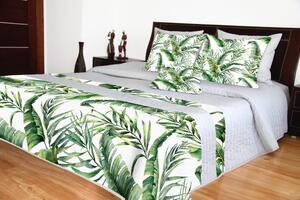 Luxusní přehozy na postel s potiskem listů