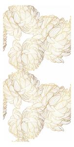 Tapeta - Zlaté květy pivoněk