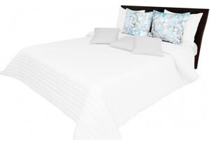 Prošívaný přehoz na postel v bílé barvě Šířka: 260 cm | Délka: 240 cm