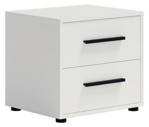 MAXIONE b | noční stolek MX-11 | 51,2 cm | bílá mat