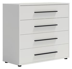 MAXIONE b | komoda K4SZ MX-03 | 98,8 cm | bílá mat