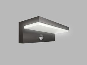 LED2 5200434 HUGO, A IR venkovní nástěnné svítidlo s pohybovým senzorem 9W / 376lm 3000K