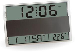 MPM Kovový budík s digitálním displejem v moderním designu C01.2559.70