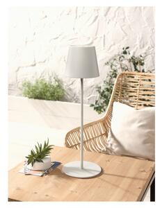 LIVARNO home Aku stolní LED lampa s USB a dotykovým stmívačem (šedá) (100373804004)