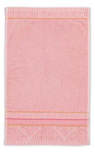 Pip Studio Soft Zellige froté ručník 30x50cm, růžový (Vysokogramážové velmi kvalitní froté)