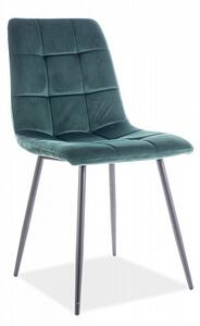 SIGNAL BRADOP Jídelní židlička MILA velvet zelená