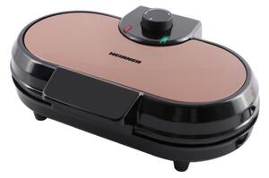 Heinner HWF-1000CR - Vaflovač 1000W/230V černá/rose gold