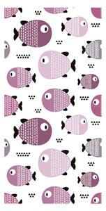 Tapeta - Motiv rybiček, růžová