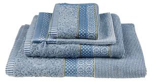 Pip Studio Soft Zellige froté ručník 70x140cm, modrošedý (Froté ručník 70x140cm)