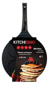 Pánev na lívance KITCHISIMO 26 cm černá