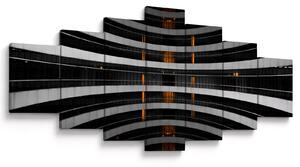 Abstraktní obraz - budova (210x100 cm)