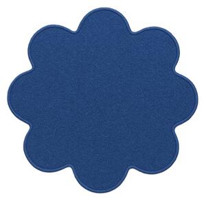 Vopi Kusový koberec Eton modrý květina - 120x120 kytka cm