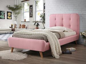 SIGNAL SIG Čalouněná postel TIFFANY růžová 90x200