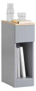 SoBuy FBT111-HG Noční stolek Rozkládací stolek Odkládací stolek Telefonní stolek Světle šedá 20x60x35cm
