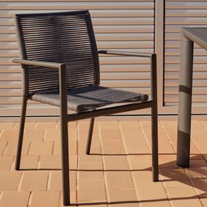 Šedá kovová zahradní židle Kave Home Culip