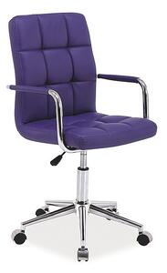 SIGNAL SIG Kancelářská židle Q-022 ekokůže fialová