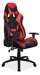 SIGNAL SIG Kancelářská židle SUPRA černá/červená