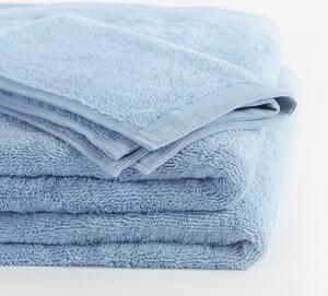 Goldea modalový ručník/osuška s přírodním vláknem - světle modrý 30 x 50 cm