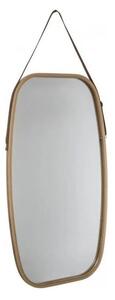 5five - Nástěnné zrcadlo OVAL 77x43 cm bambus