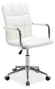 SIGNAL SIG Kancelářská židle Q-022 ekokůže bílá