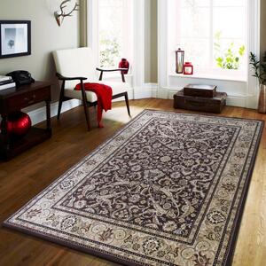 Hnědý koberec ve vintage stylu do obývacího pokoje Šířka: 200 cm | Délka: 300 cm