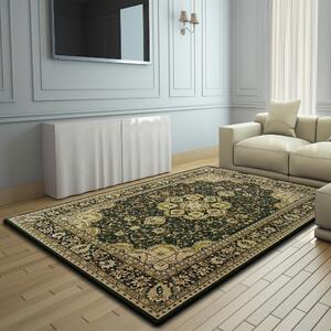 Vintage koberec do ložnice v zelené barvě Šířka: 300 cm | Délka: 400 cm