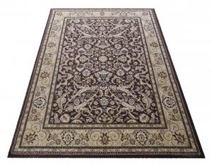 Hnědý koberec ve vintage stylu do obývacího pokoje Šířka: 160 cm | Délka: 220 cm