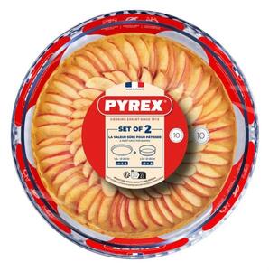 SADA 2x Forma na koláč PYREX pr. 26/28 cm