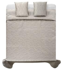 Luxusní saténové přehozy na postel v stříbrno šedé barvě 200 x 220 cm