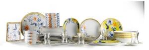 Jídelní sada 50 ks pestrobarevná/porcelán