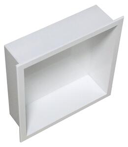 Zapuštěná police, nika BS303010 - nerezová ocel - 30x30x10 cm - možnost volby barvyNerezová ocel