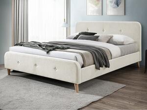 Čalouněná postel Loham New, Rozměr postele: 180x200, Barva: béžová (CFF0007-25) Mirjan24 5903211217753