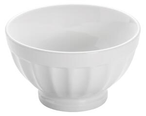 Bílá porcelánová miska Maxwell & Williams Basic Ribbed, ø 10,5 cm