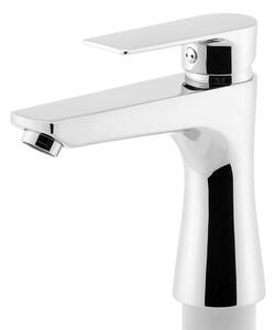 FERRO - Umyvadlová baterie + výpusť ALGEO SQUARE lesklý chrom