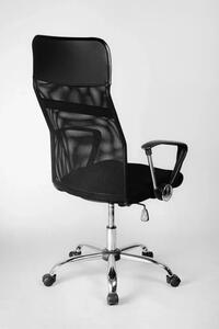 Otočná kancelářská židle KOMFORT — síť, černá