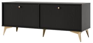 TOKYO 1 c | TV stolek RTV 302 | 120,6 cm | černá grafit/zlatá