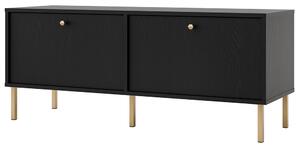 TOKYO 2 c | TV stolek RTV 302 | 120,6 cm | černá grafit/zlatá