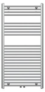 Novaservis - Koupelnový žebříkový radiátor 423W/230V 120x60 cm lesk. chrom rovný