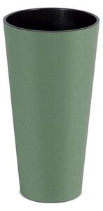 PROSPERPLAST Květináč - TUBUS SLIM Eco Wood Průměr: 20 cm, Barva: naturo