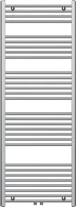 Novaservis - Koupelnový žebříkový radiátor 544W/230V 160x60 cm lesk. chrom rovný